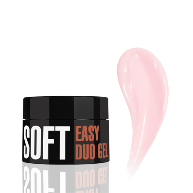 Професійна акрилово-гелева система Easy Duo Gel Soft (колір: Silk Cloud), 14 г 