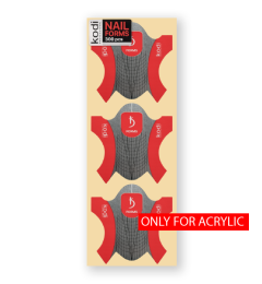 Форми для моделювання нігтів акрилом 300 шт/уп