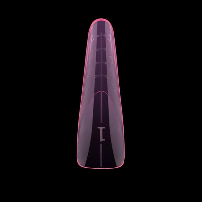 Многоразовые верхние френч-формы French plastic form system, форма: современный миндаль (150 шт/уп)