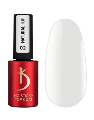 Верхнее покрытие для гель-лака без дисперсионного слоя, 7 мл - Natural Top 2, No Sticky Top Coat Kodi professional