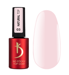 Верхнее покрытие для гель-лака без дисперсионного слоя, 7 мл - Natural Top 3, No Sticky Top Coat Kodi professional