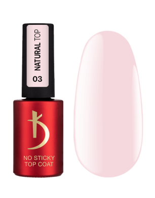 Верхнее покрытие для гель-лака без дисперсионного слоя, 7 мл - Natural Top 3, No Sticky Top Coat Kodi professional
