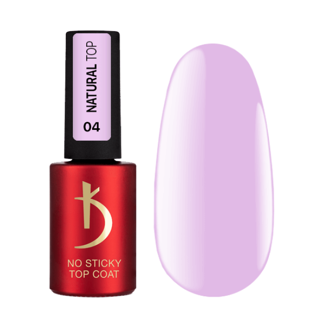 Верхнее покрытие для гель-лака без дисперсионного слоя, 7 мл - Natural Top 4, No Sticky Top Coat Kodi professional