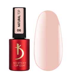 Верхнее покрытие для гель-лака без дисперсионного слоя, 7 мл - Natural Top 6, No Sticky Top Coat Kodi professional