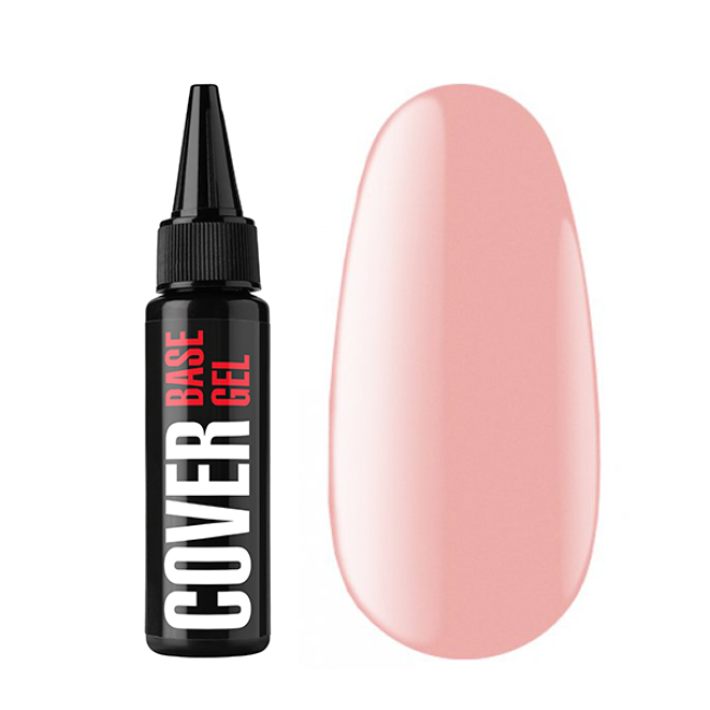 Камуфлююче базове покриття з тонким носиком Cover Base Gel 02, 30 мл Камуфлююче базове покриття з тонким носиком Cover Base Gel 02, 30 мл