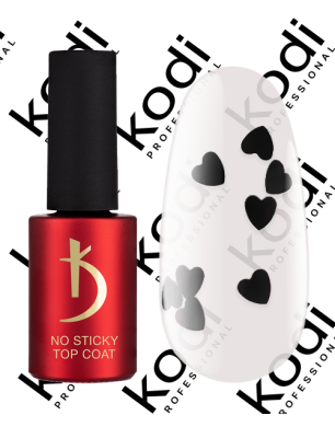 Верхнее покрытие для гель-лака без дисперсионного слоя, 7 мл — ART 22, No Sticky Top Coat Kodi professional