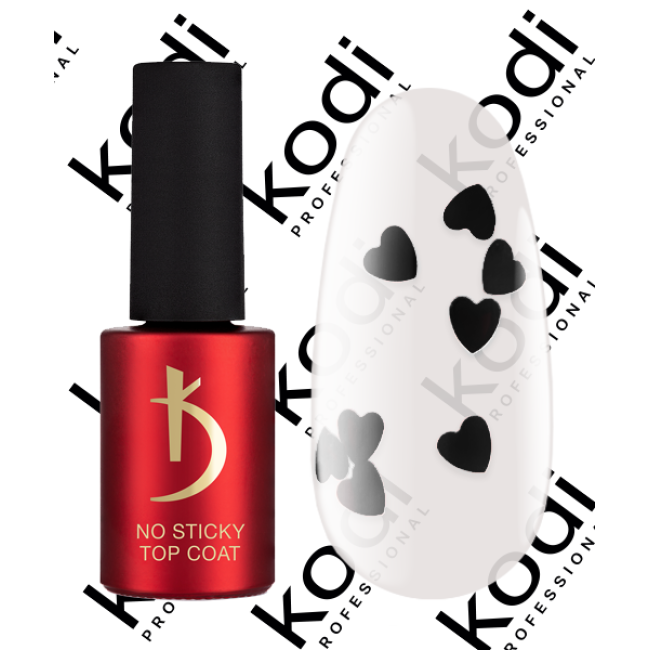 Верхнее покрытие для гель-лака без дисперсионного слоя, 7 мл — ART 22, No Sticky Top Coat Kodi professional