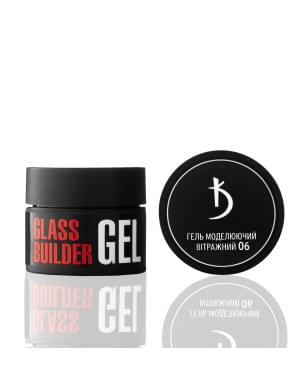 Витражный моделирующий гель Glass Builder Gel №06, 12 мл