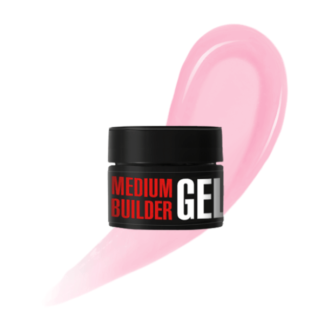 Моделюючий гель Medium Builder Gel 04, 13 г (відтінок: Cold Pink)
