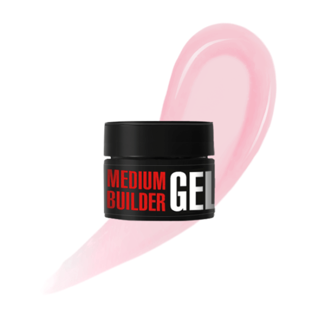Моделюючий гель Medium Builder Gel 07, 13 г (відтінок: Milky Pink)