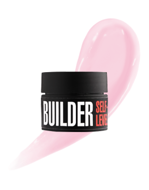 Моделирующий самовыравнивающийся гель Builder self-level gel, 30 г (оттенок Milky Pink)