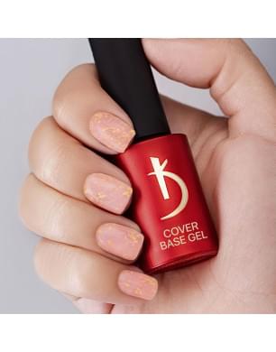  Камуфлирующее базовое покрытие Cover Base Gel Flake 09, 7 мл