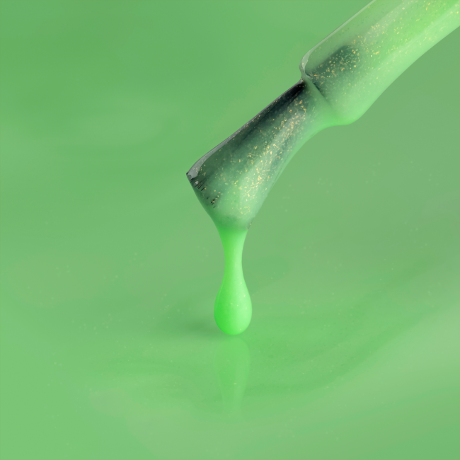Цветное базовое покрытие Color Rubber base gel, Neon 10, 7 мл