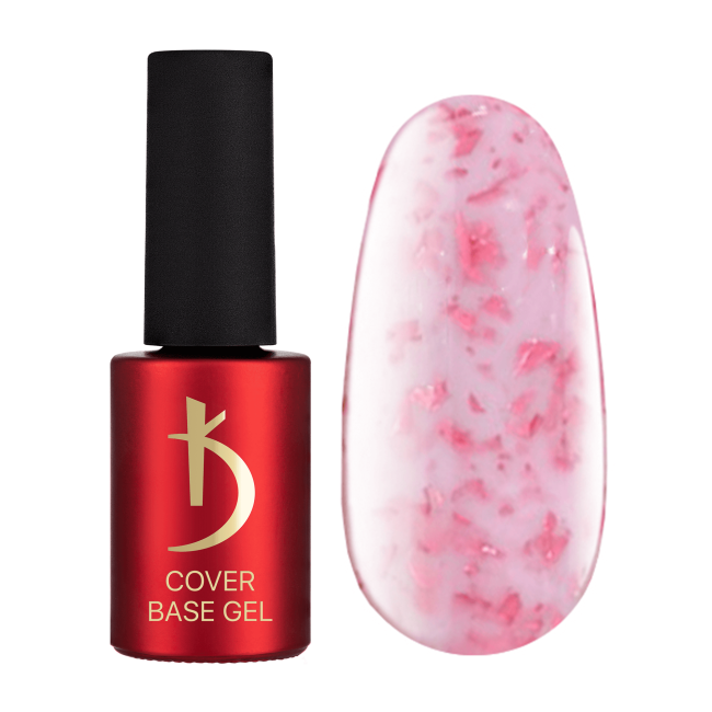 Камуфлирующее базовое покрытие Cover Base Gel Flake 02, 7 мл