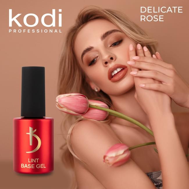Камуфлююче базове покриття Lint base gel "Delicate Rose", 15 мл