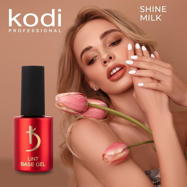 Lint base gel "Shine Milk", 12мл. 