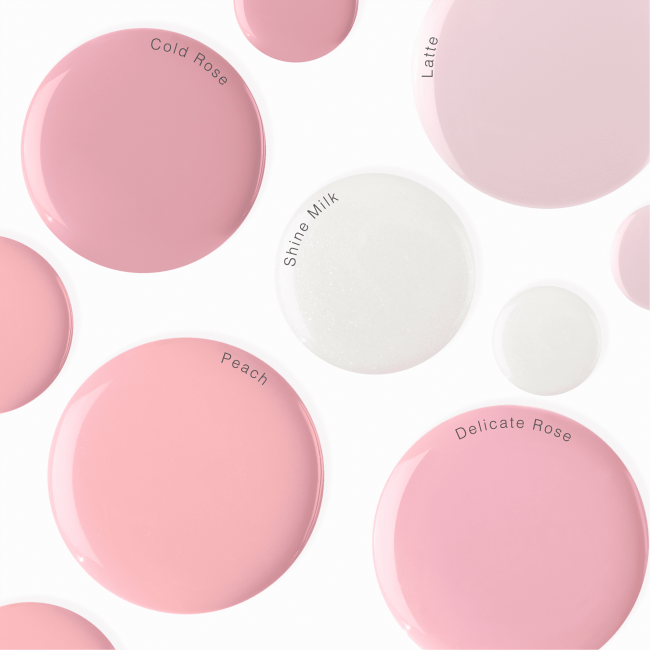 Lint base gel "Shine Milk", 12мл. 