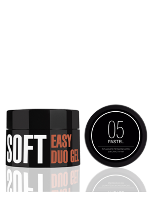 Профессиональная акрилово-гелевая система Easy Duo Gel Soft (цвет: Pastel 05), 20 г