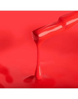 Цветное базовое покрытие Color base gel, Bright Red, 7 мл