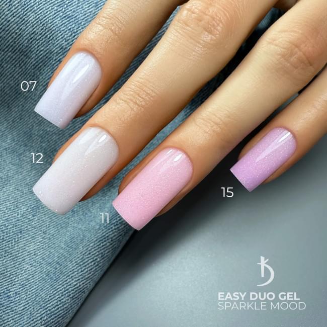 Профессиональная акрилово-гелевая система Easy Duo Gel «Sparkle mood» №07, 30 г