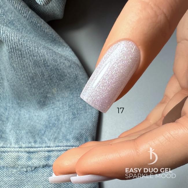Профессиональная акрилово-гелевая система Easy Duo Gel Sparkle mood №17, 30 г