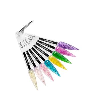 Палітра гель з сухоцвітом Flower Gel (8 тіпс)