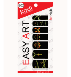 Слайдери для нігтів (фотодизайн) Easy Art E02