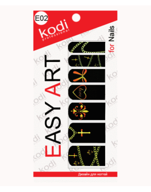 Слайдеры для ногтей (фотодизайн) Easy Art E02