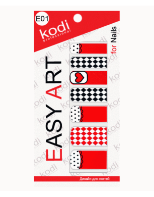 Слайдеры для ногтей (фотодизайн) Easy Art E01