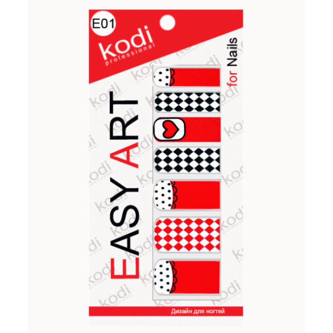 Слайдери для нігтів (фотодизайн) Easy Art E01 Слайдери для нігтів (фотодизайн) Easy Art E01