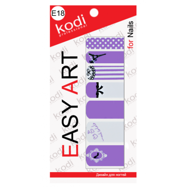 Слайдери для нігтів (фотодизайн) Easy Art E18