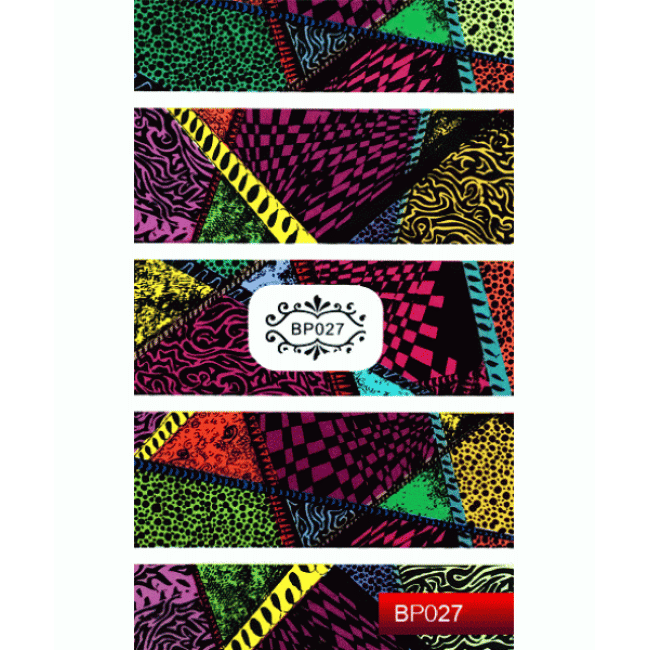 Наклейки для нігтів (стікери) Nail Art Sticker BP 027