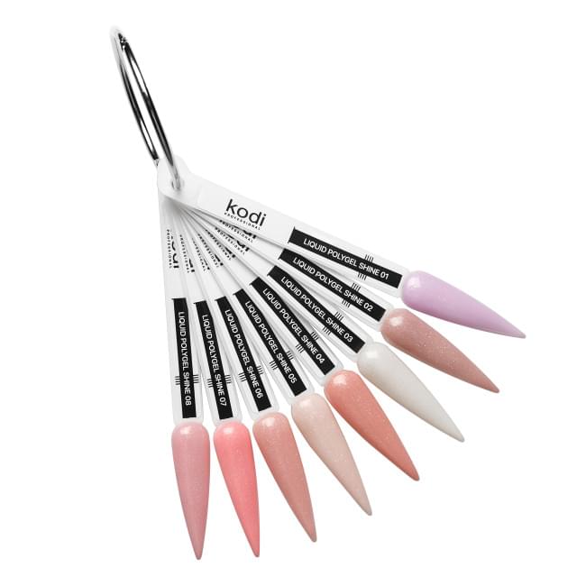 Палітра Liquid polygel Shine (8 тіпс) Палітра Liquid polygel Shine (8 тіпс)