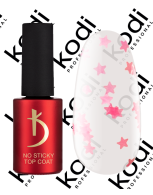 Верхнее покрытие для гель-лака без дисперсионного слоя, 7 мл - ART 19, No Sticky Top Coat Kodi professional