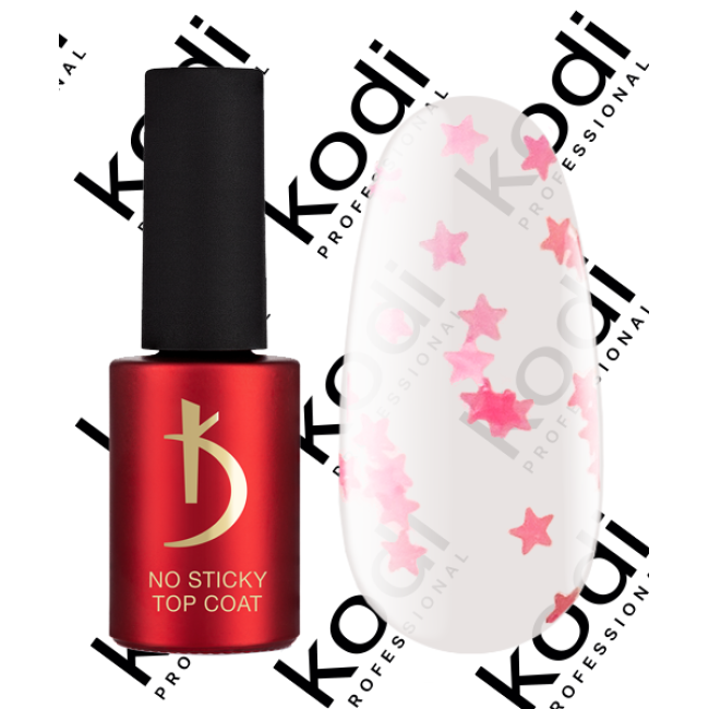 Верхнее покрытие для гель-лака без дисперсионного слоя, 7 мл - ART 19, No Sticky Top Coat Kodi professional