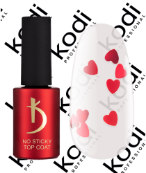 Верхнє покриття для гель-лаку без дисперсійного шару, 7 мл - ART 20, No Sticky Top Coat Kodi professional