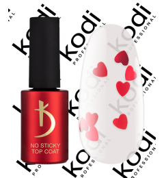 Верхнее покрытие для гель-лака без дисперсионного слоя, 7 мл - ART 20, No Sticky Top Coat Kodi professional