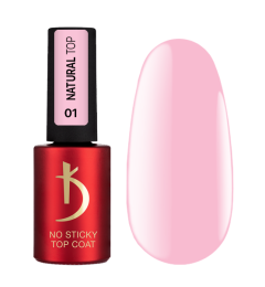 Верхнє покриття для гель-лаку без дисперсійного шару, 7 мл - Natural Top 1, No Sticky Top Coat Kodi professional