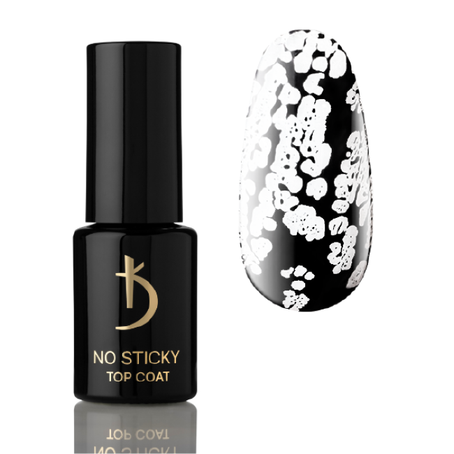 Мереживне верхнє покриття для гель-лаку без липкого шару з УФ-фільтрами Lace No Sticky Top coat with UV, 12 мл Мереживне верхнє покриття для гель-лаку без липкого шару з УФ-фільтрами Lace No Sticky Top coat with UV, 12 мл