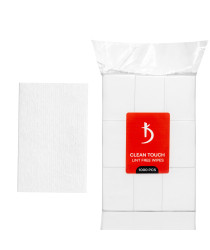 Сухі безворсові серветки Clean Touch Lint free Wipes (1000 шт/уп).
