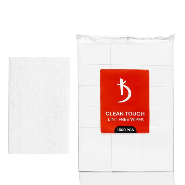 Сухие безворсовые салфетки Clean Touch Lint free Wipes (1500 шт./уп).