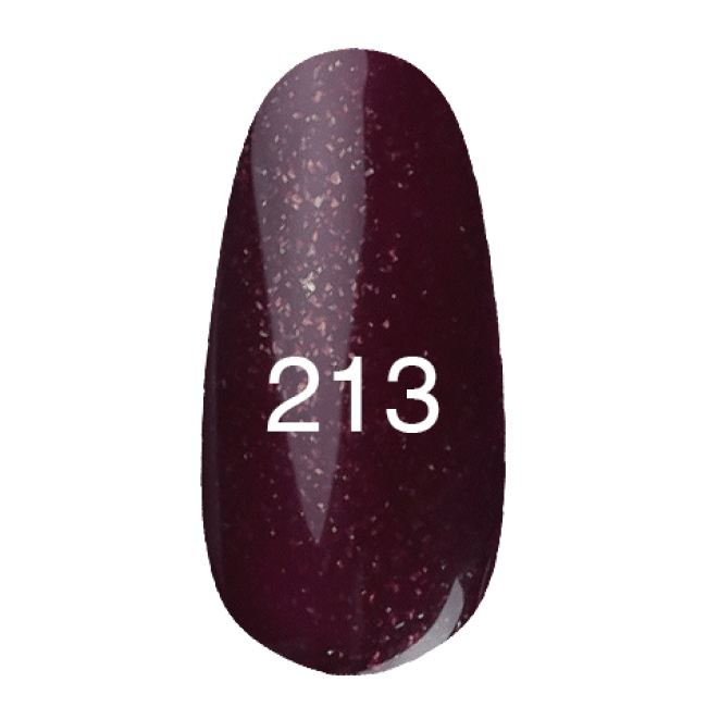 Гель-лак № 213 Бургундський (з найдрібнішим золотим глітером) Гель-лак № 213 Бургундський (з найдрібнішим золотим глітером)