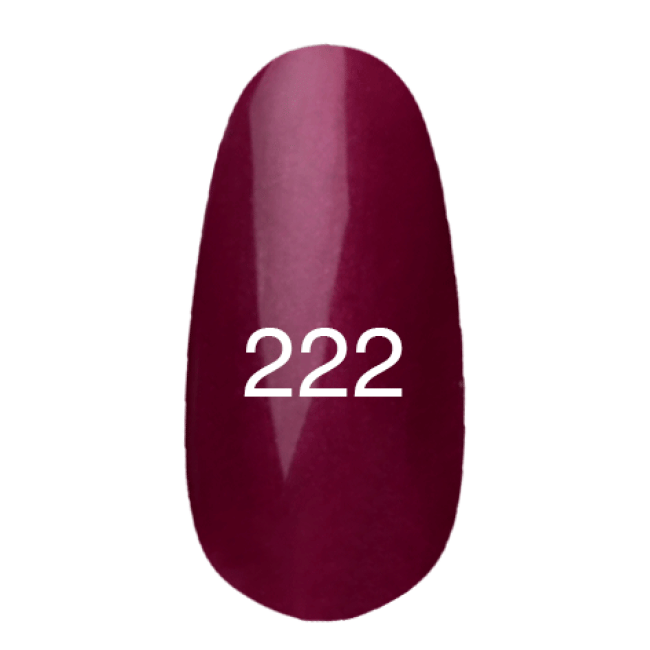 Гель-лак № 222 Червоно-фіолетовий (С перламутром)