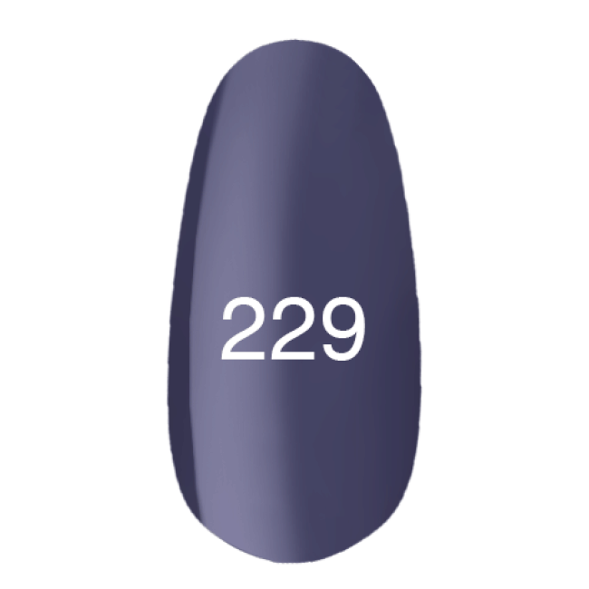 Гель-лак № 229 Сіро-ліловий 12 мл.