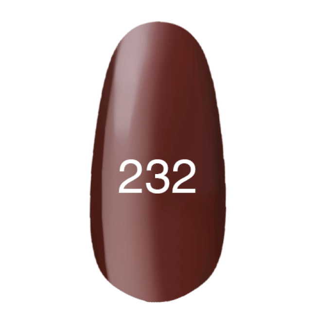 Гель-лак № 232 Коричнево-червоний Гель-лак № 232 Коричнево-червоний
