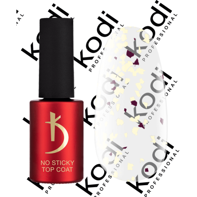 Верхнє покриття для гель-лаку без дисперсійного шару, 7 мл - ART 14, No Sticky Top Coat Kodi professional