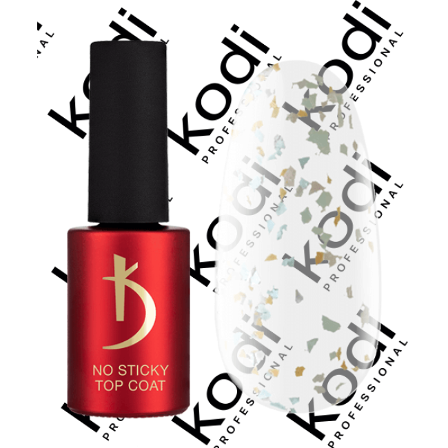 Верхнее покрытие для гель-лака без дисперсионного слоя, 7 мл - ART 15, No Sticky Top Coat Kodi professional