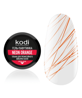 Гель-павутинка для нігтів Spider gel Kodi Professional Neon Orange, 4 мл