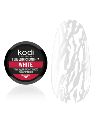 Гель для стемпінгу Stamping Gel White, 4 мл