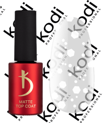 Матове верхнє покриття для гель-лаку, 7 мл - ART 04, Matte Top Coat Kodi professional